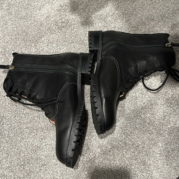 J. Jill Naomi Lace Up Boots in Black - Picture 3 of 5